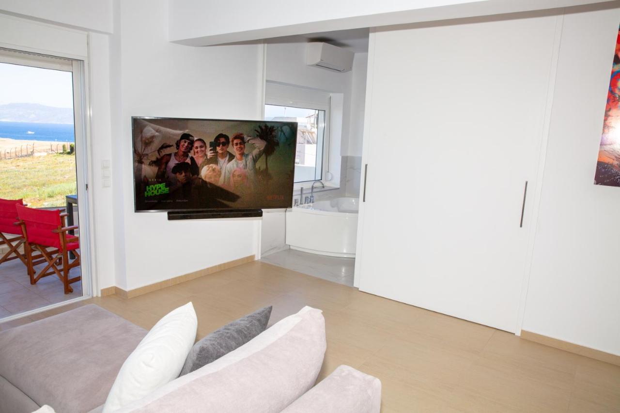 Komfort City Apartment "Elias" Mit Meerblick In Lavrio Екстер'єр фото