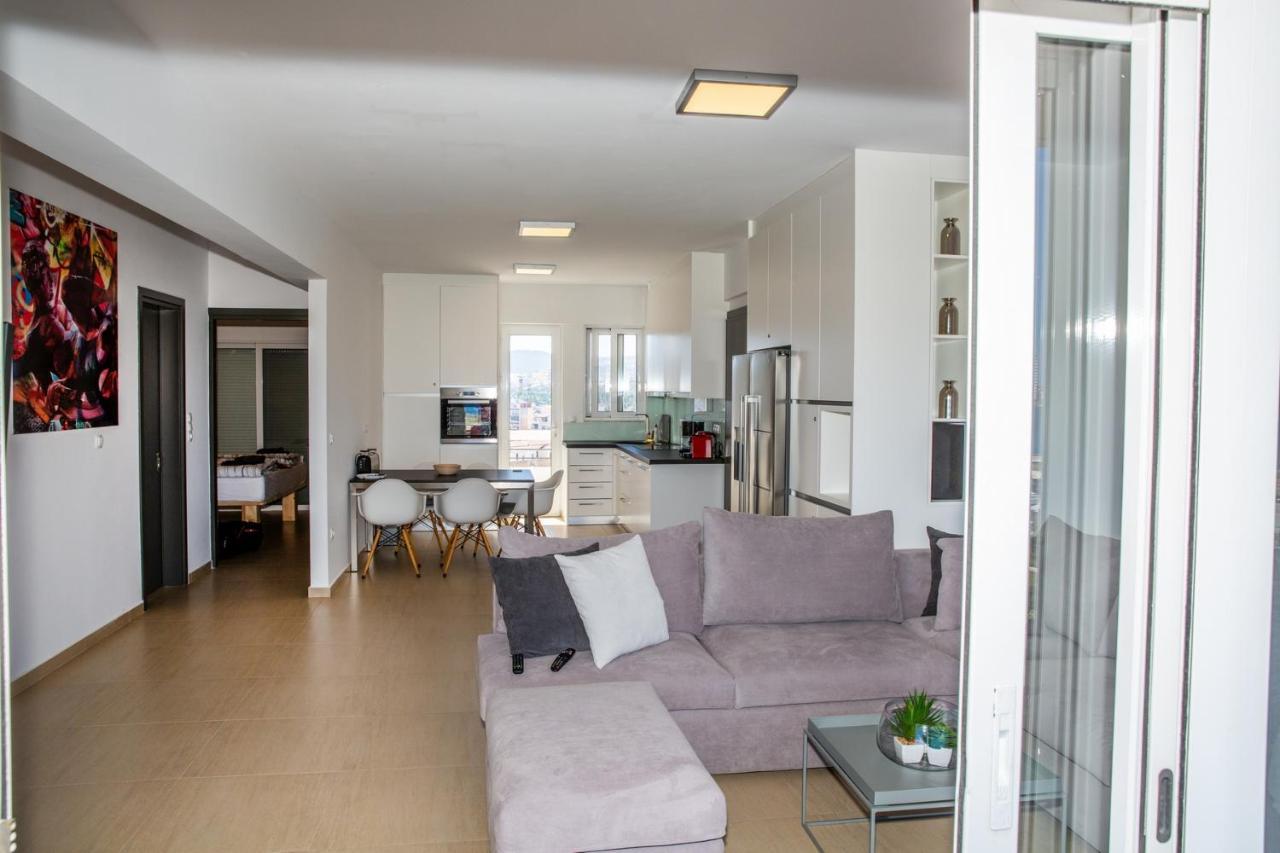 Komfort City Apartment "Elias" Mit Meerblick In Lavrio Екстер'єр фото