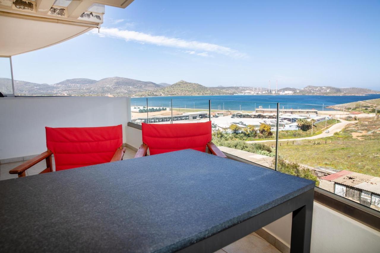 Komfort City Apartment "Elias" Mit Meerblick In Lavrio Екстер'єр фото