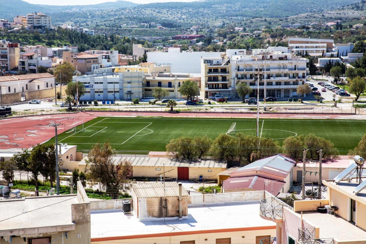 Komfort City Apartment "Elias" Mit Meerblick In Lavrio Екстер'єр фото