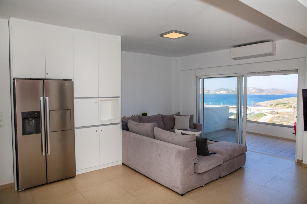 Komfort City Apartment "Elias" Mit Meerblick In Lavrio Екстер'єр фото